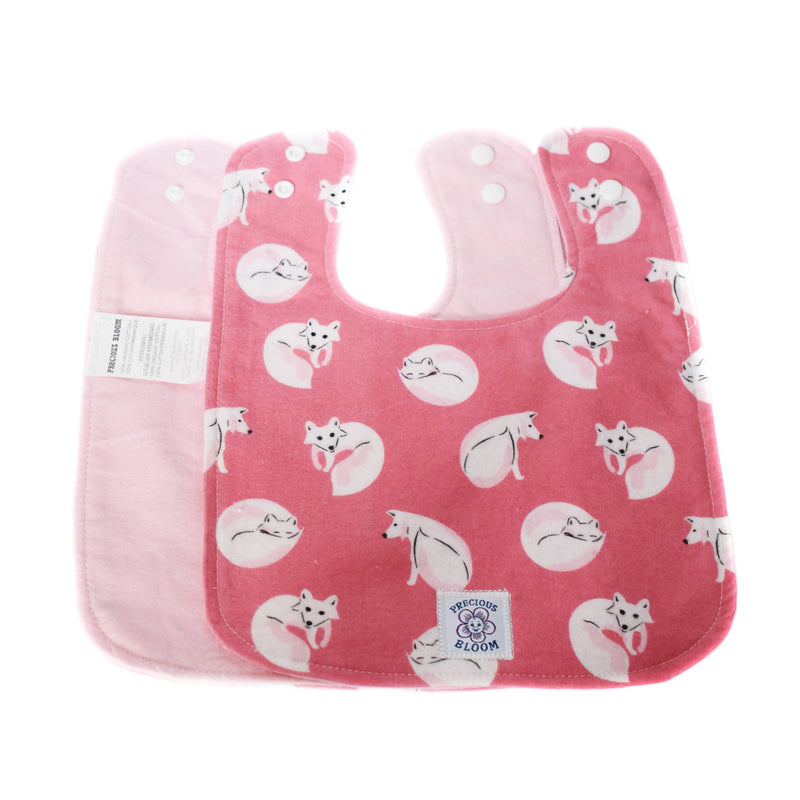 So Soft Organic Baby Accessories Package: Fox Pink