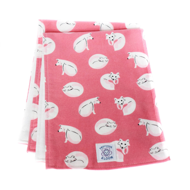 So Soft Organic Baby Accessories Package: Fox Pink